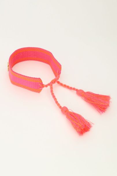 Pink bohemian bracelet amour