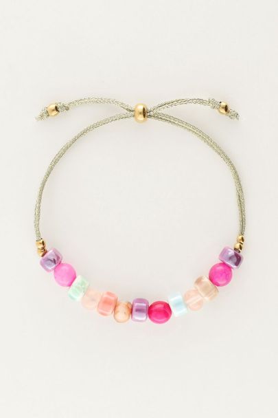Mini bracelet with multicoloured beads | My Jewellery