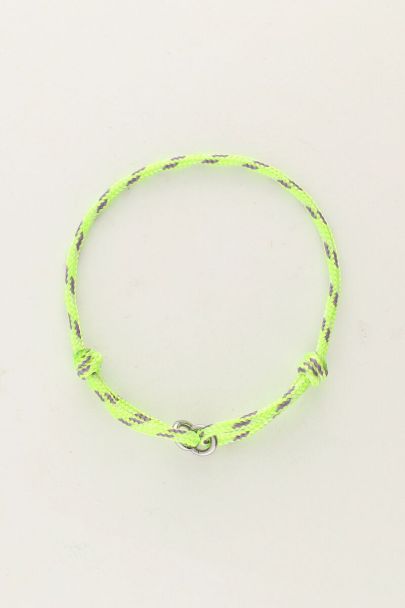 Green mini bracelet with ringlets | My Jewellery