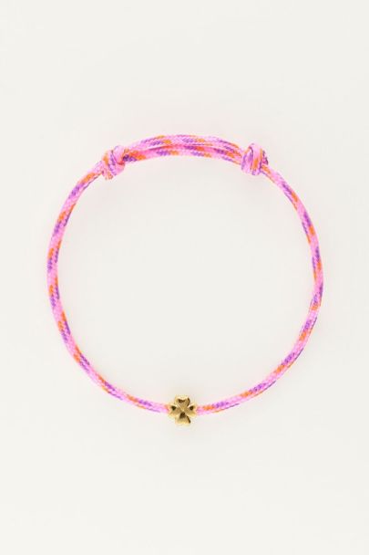 Pink mini clover bracelet  | My Jewellery
