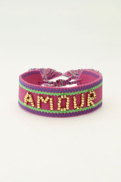 Purple bohemian bracelet amour | My Jewellery