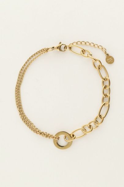 Armband met verschillende schakels ''Love'' 