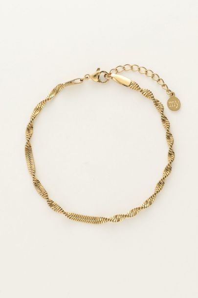 Minimalistic twisted bracelet | My Jewellery
