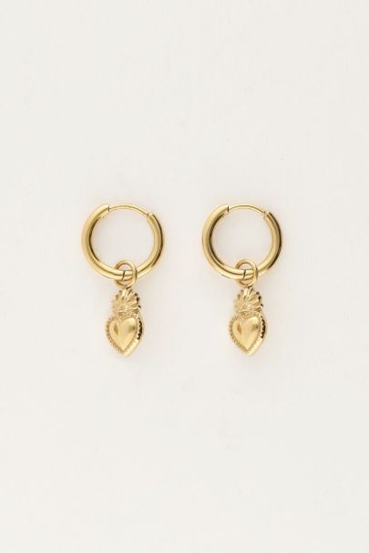Minimalist heart earrings | My Jewellery
