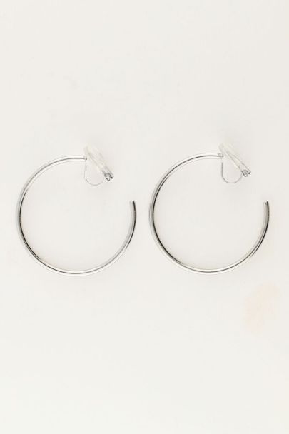 Boucles d'oreilles à pince grandes