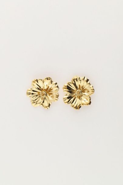 Island studs earrings with flowers | My Jewellery