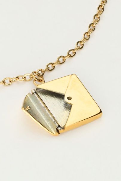 Necklace with envelope