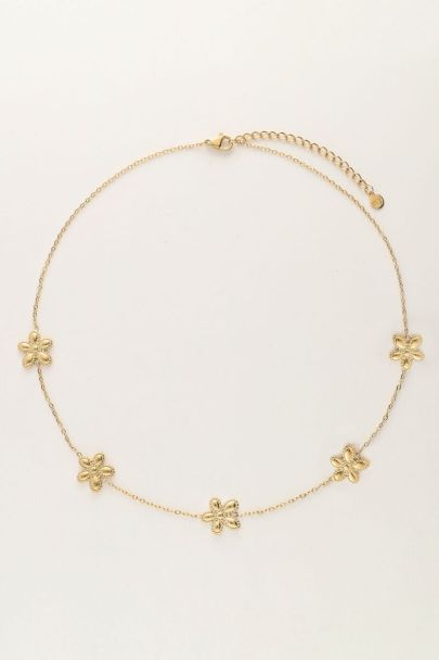 Island necklace with 5 flowers | My Jewellery