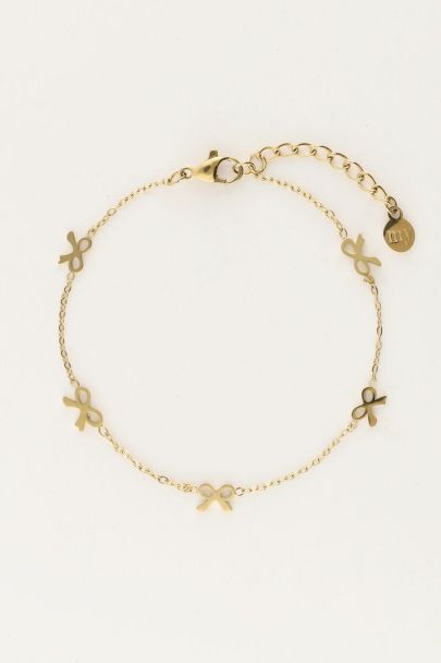 Minimalist bracelet with mini bows | My Jewellery