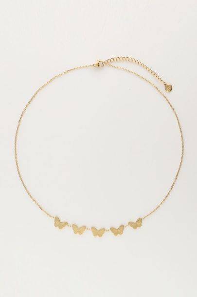 Minimalist necklace with butterflies | My Jewellery