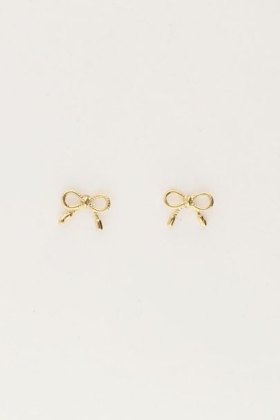 Minimalist bow studs  | My Jewellery