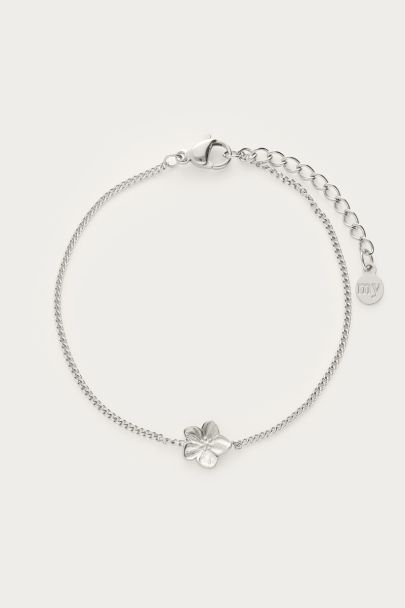 Bracelet minimaliste avec fleur