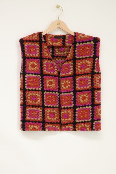 Multikleur bouclé gilet | My Jewellery