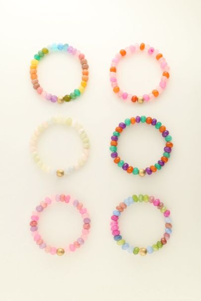 Multicoloured beaded bracelet | My Jewellery