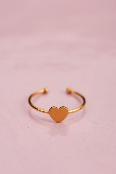 Ring with small heart