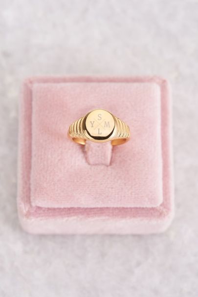 Initial ring my shop jewellery