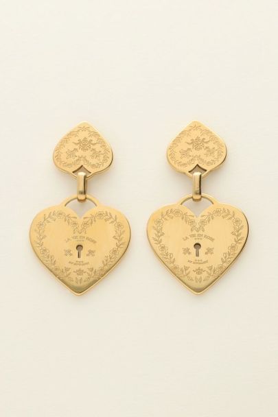 Mystic double heart earrings | My Jewellery