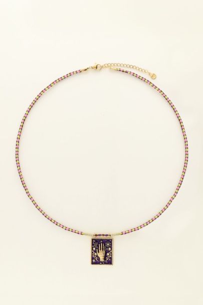 Mystic necklace with purple charm | My Jewellery