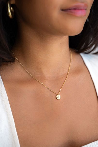 Unconditional love necklace "hammered heart"