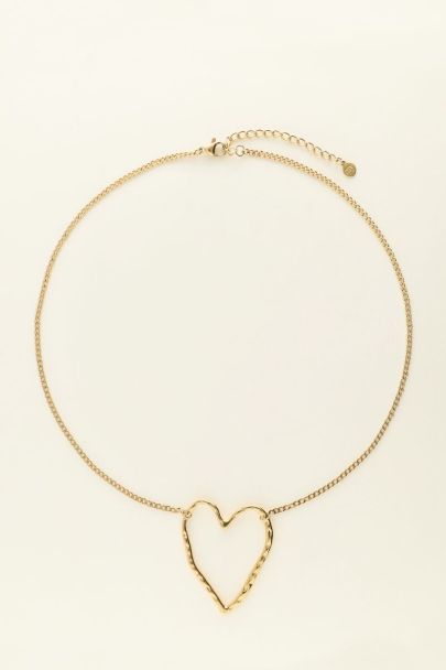 Ketting met groot open hart