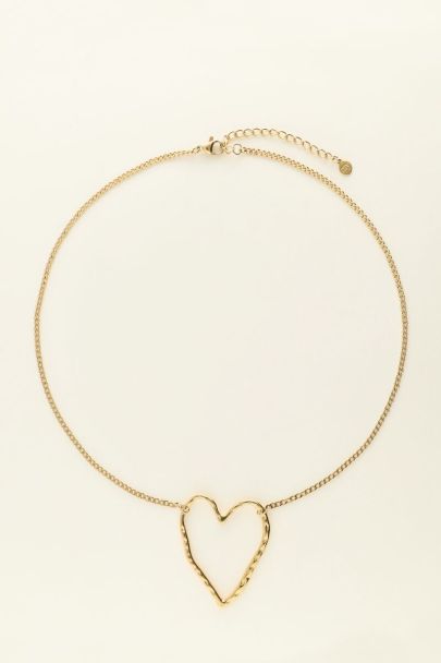 Necklace with large open heart | My Jewellery