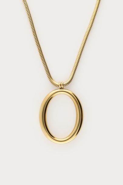 Ketting met ovaal groot