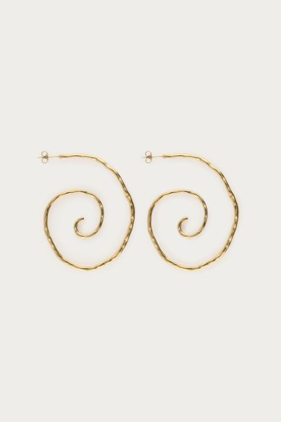 Boucles d'oreilles Nomads avec maxi tourbillon