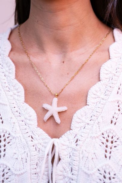 Ocean chain necklace with starfish