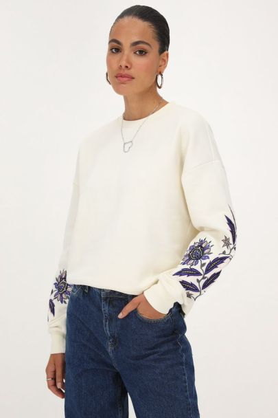 Witte dames sweater deals