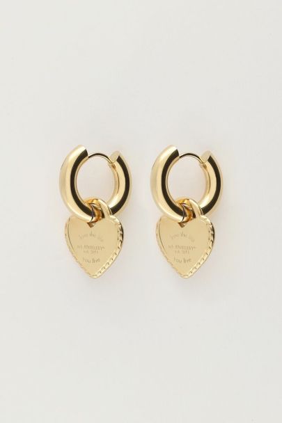Candy large heart earrings | My Jewellery