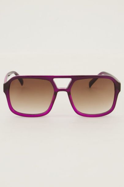 Pink aviator sunglasses