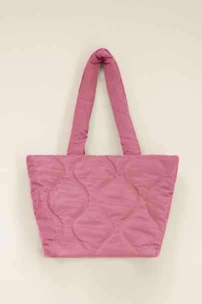 Pink padded tote bag | My Jewellery