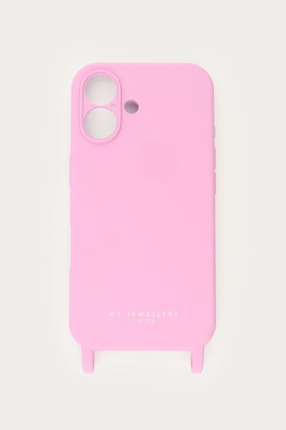 Roze telefoonhoesje silicone