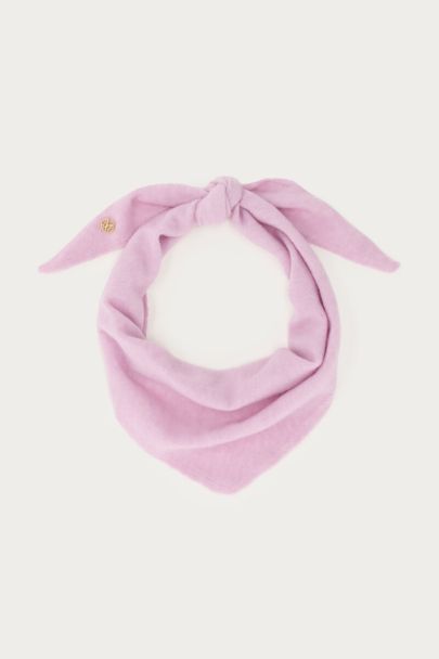 Pink triangle scarf | My Jewellery