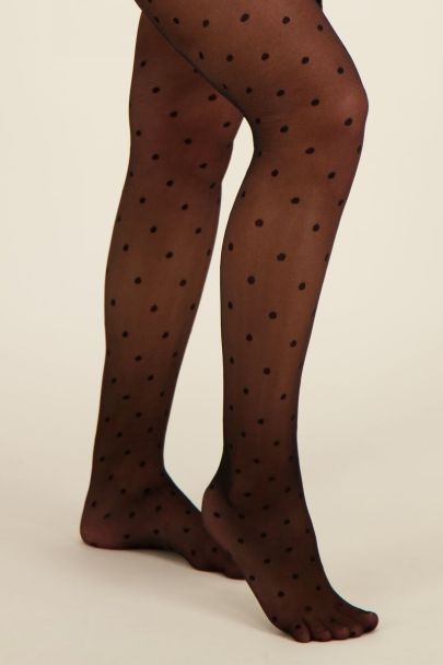 Polka dot tights 40 den