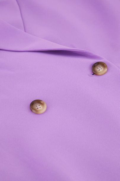 Robe blazer violette avec cordon 