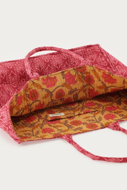 Reversibele shopper "L'amour"