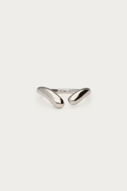 Statement ring open v shape