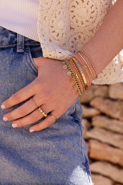 Chain bracelet with coins