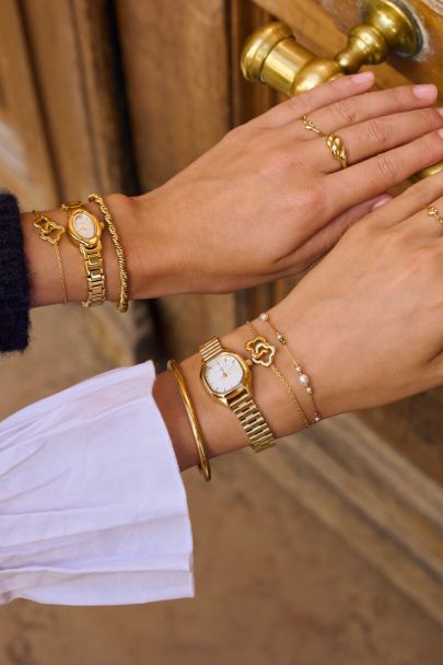Forever Connected armbanden met klaver set