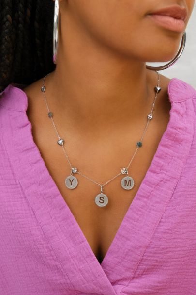 Love initial charm