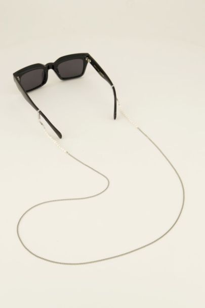 Silver pearl sunglasses chain | My Jewellery