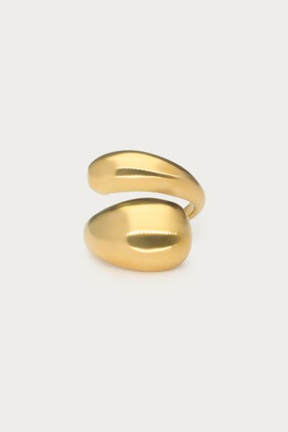 Statement ring chunky bubble