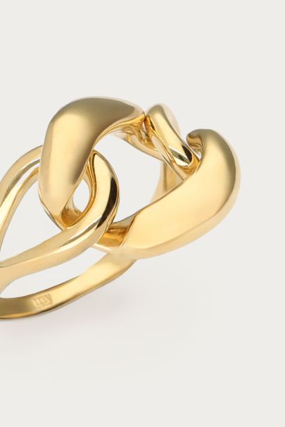 Statement ring chunky schakel