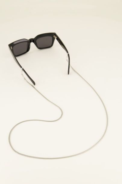 Siberfarbene Brillenkette