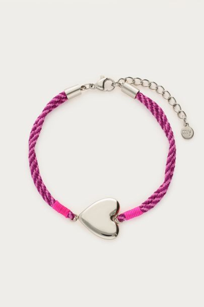 Sunrocks rope bracelet heart