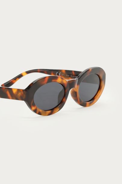 Lunettes de soleil Jutta cat-eye marron