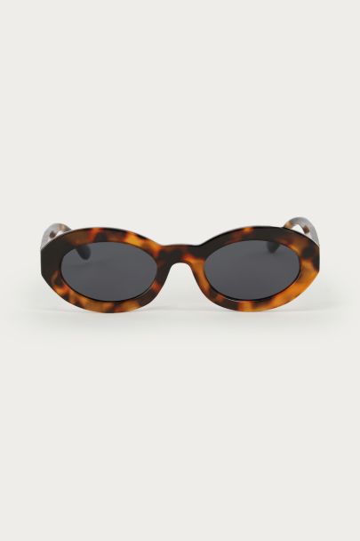 Lunettes de soleil Jutta cat-eye marron