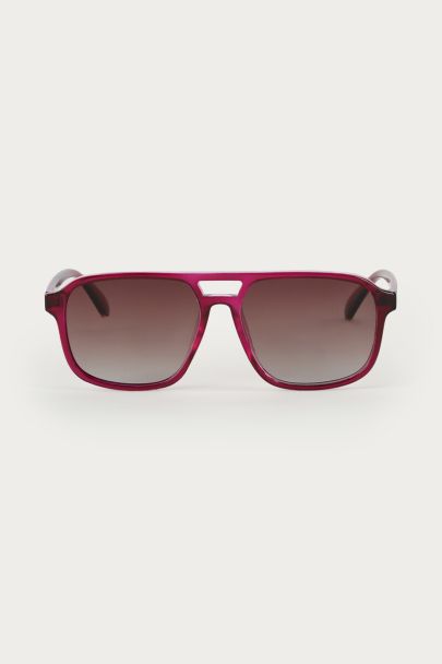 Lunettes de soleil r&eacute;tro Rosie violettes