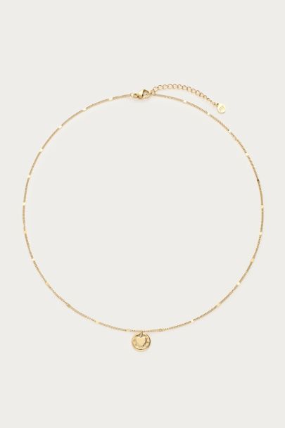 Unconditional love necklace "cœur martelé"